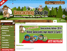 Tablet Screenshot of geocachingshop.de